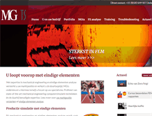 Tablet Screenshot of mgts.nl